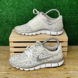 women's nike free 5.0 v4 leopard cheetah print shoes